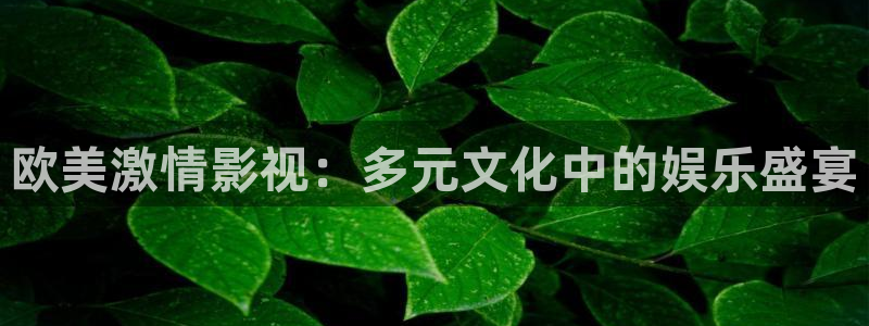 欧美aaa片电影：欧美激情影视：多元文化中的娱乐盛宴
